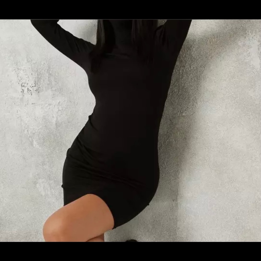 Misguided Roll Neck Dress